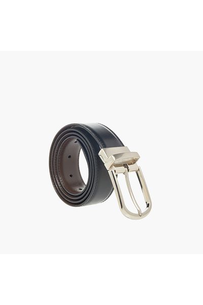 FAV Leather Belt with Pin Buckle Closure
