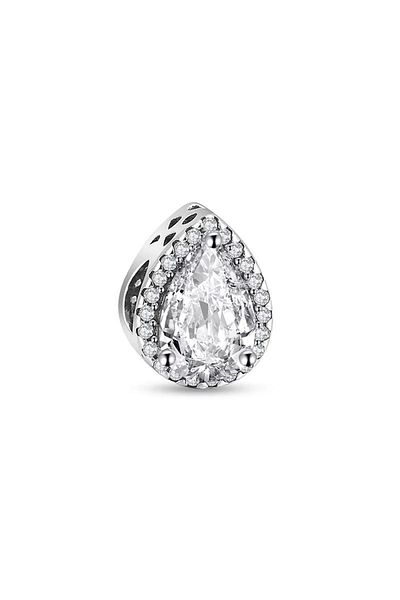 delis Pandantiv/talisman Din Argint 925, Jw1159, Model Cu Picătură, Placat Cu Rodiu