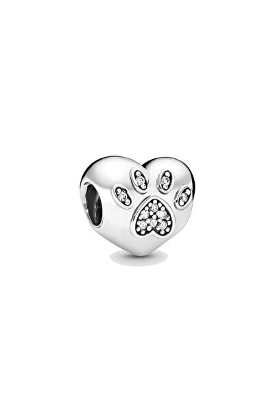 delis Charm/talisman Argint 925, Jw1164, Model Inima Si Labuta, Placat Cu Rodiu