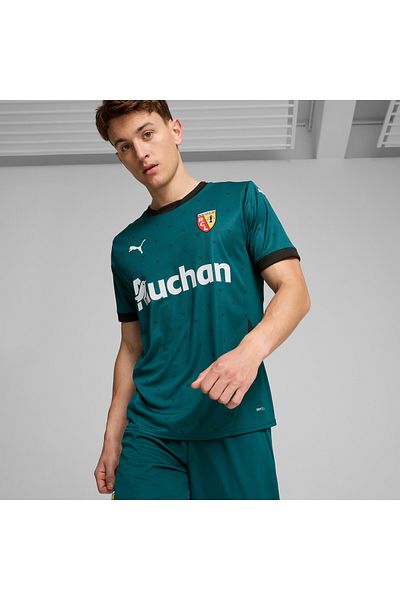 Puma Mens Rc Lens 24/25 Away Football Jersey Top - Green