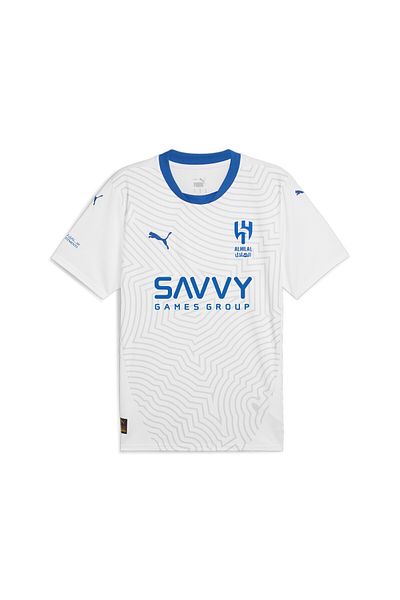 Puma Mens Al-hilal Sfc 24/25 Away Authentic Football Jersey Top - White