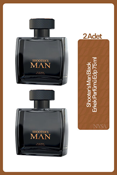 Farmasi Shooter's Man Black Erkek Parfümü Edp 75 ml - 2 Adet