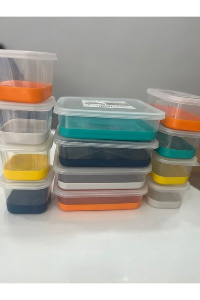 Luna Colorful Silicone Storage Containers Can 12 Li Mixed Color Wishing Single Color