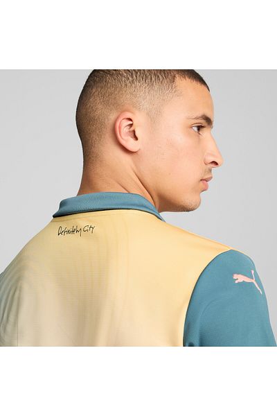 Puma Mens Manchester City 24/25 Fourth Football Jersey Top - Pink