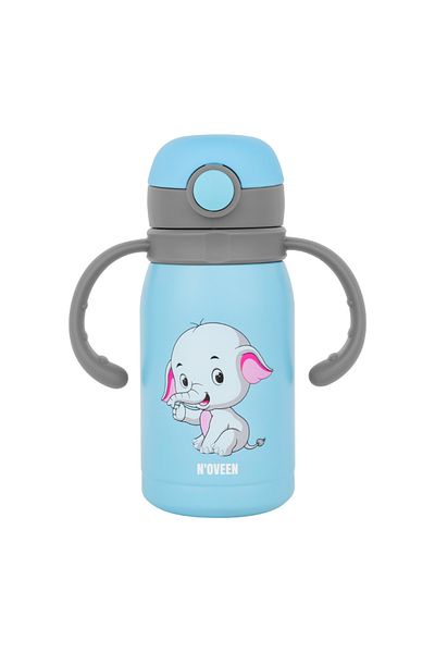 Noveen Cana termos cu pai pentru copii Noveen TB562, 300ml, perete dublu inox, albastru