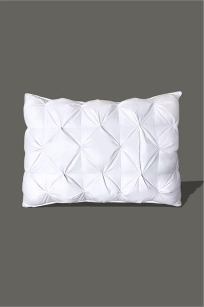 HILL TEKSTİL Goose Feather Alternative Luxury Handmade Pillow Microgel Filled 50*70