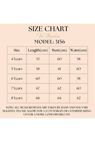 Via Bambino Luxurious Pink Girls' Dress - Model 3156