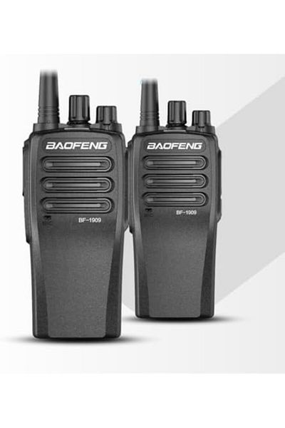 BAOFENG (Pack of 2) Premium 15-20 Km Long Range UHF Decoding 16-Channel Handheld Two Way Walkie Talkie