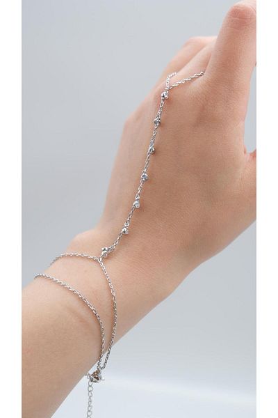 Jerie Oval Zircon Stone Hanging Şahmeran