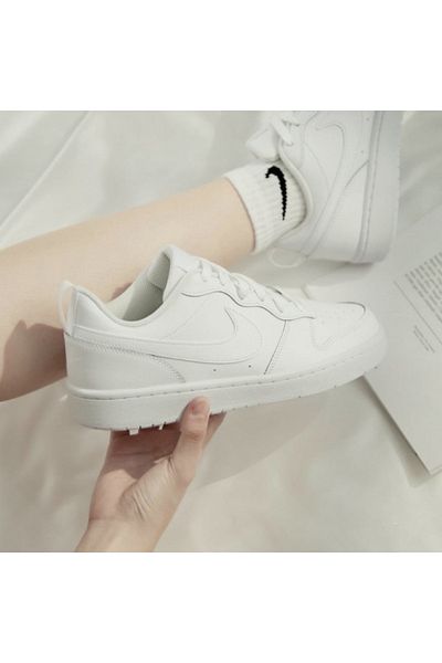 Nike Court Borough Low 2 Unisex White Sneakers Sportie