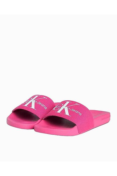 Calvin Klein Slide Monogram Flip Flops Slippers with Logo