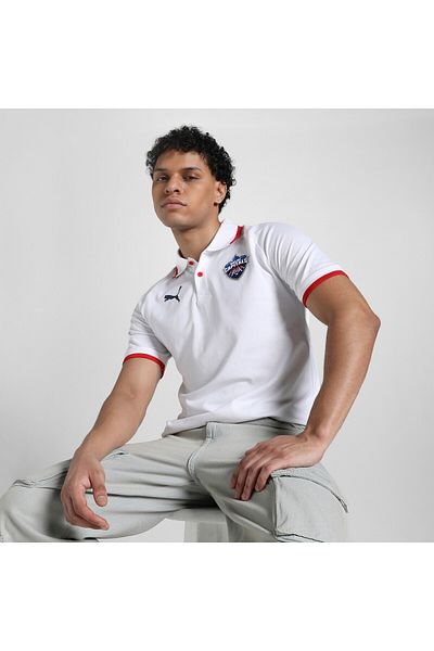 Puma Mens X Delhi Capital Polo Shirt - White