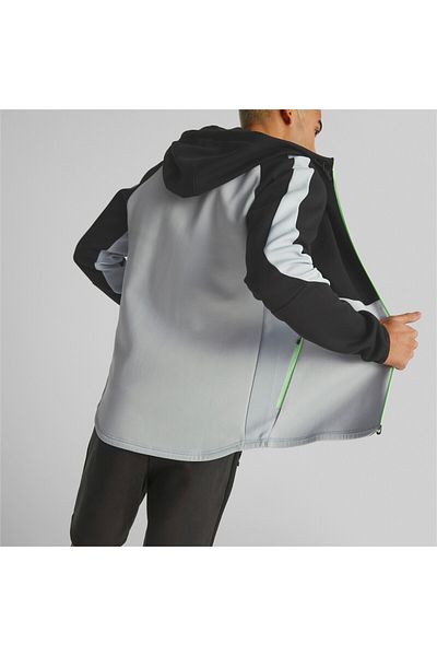 Puma Mens EVOSTRIPE Full-Zip Hoodie Sweat Jacket - Multicolor