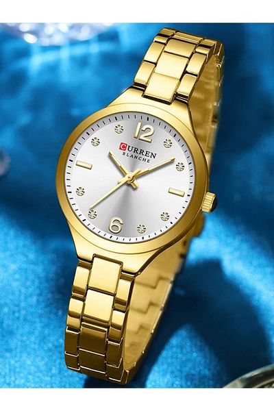 Curren 9015 Stainless Steel Analog Watch For Women