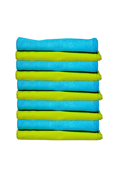 Terry Set of 20 microfiber cloths, Terry, 40X40 cm, 190g/m2, high absorption capacity, various colors