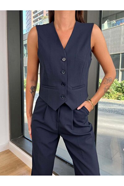 Markamoni Жилет з поясом, регульованою спинкою та підкладкою