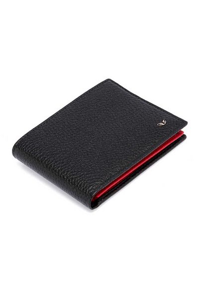 Tergan Black Leather Men's Wallet 01648s6l