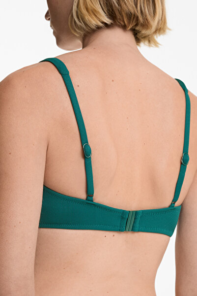 Oysho Piqué halter bikini top