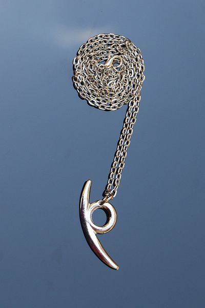 Rua Jewelry Naruto Orochimaru Symbol Anime Fan Necklace - Silver Color Classic with Chain