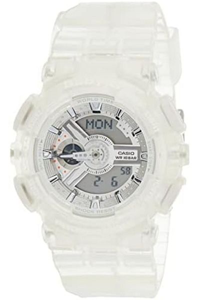 Casio Baby-G Women's Quartz Watch, Analog-Digital Display and Resin Strap BA-110CR-7ADR