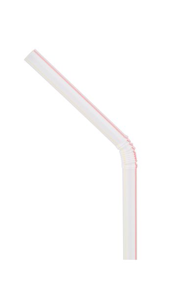 Hotpack Disposable Individually Wrapped Drinking Plastic Straw 6mm, 10000 Pieces