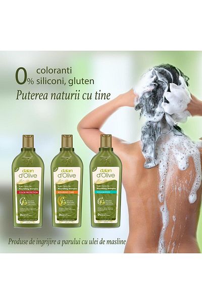 Dalan Șampon Dolive cu ulei de măsline, protector de culoare, 400 ml