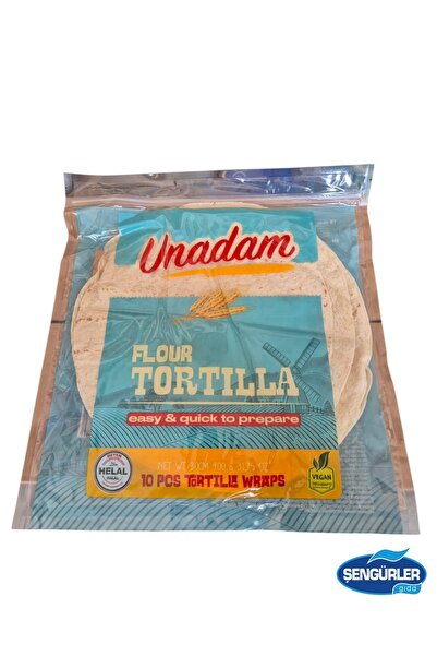 UNADAM TORTİLLA LAVAŞ 30CM 10'LU x 10 PAKET