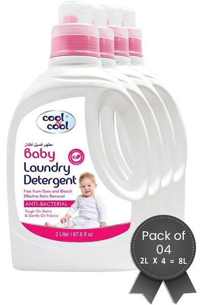 COOL & COOL Anti-Bacterial Baby Laundry Detergent 2 Litres