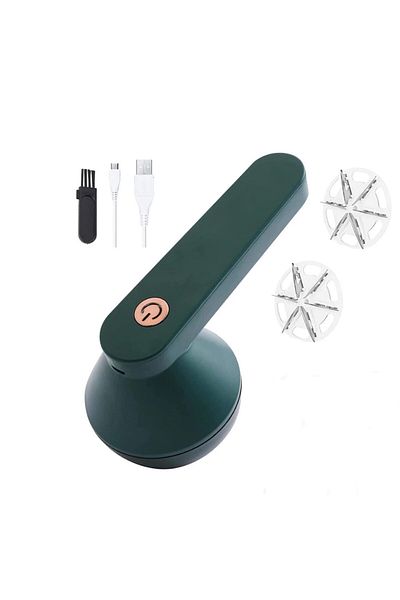 MACVI Aparat de indepartat scame Macvi®, incarcare USB, utilizare 4 ore, curatare uscata, verde