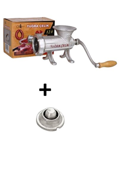 Russet #12 Numara Kıyma Makinesi (İÇLİ KÖFTE APARATI DAHİL) Kollu Et Kıyma Çe...