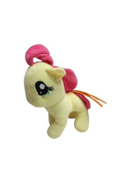 OEM Plush Toy, Unicorn with Suction Cup, 23 cm, Multicolor Yellow