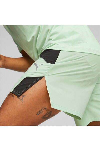 Puma Mens Run Ultraweave 7" Running Shorts - Green