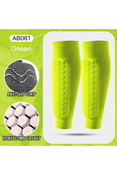 Choice M قطعتين - أخضر 1/3 قطعة أكمام الساق واقيات الساق المقاومة للصدمات من ...