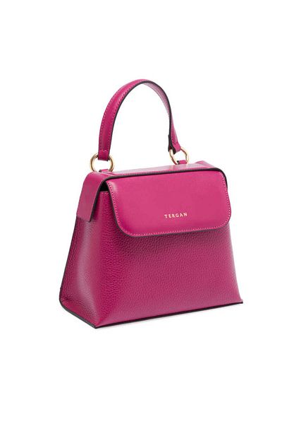 Tergan Fuchsia Genuine Leather Women's Handbag - S23K1Bc80128-M9F