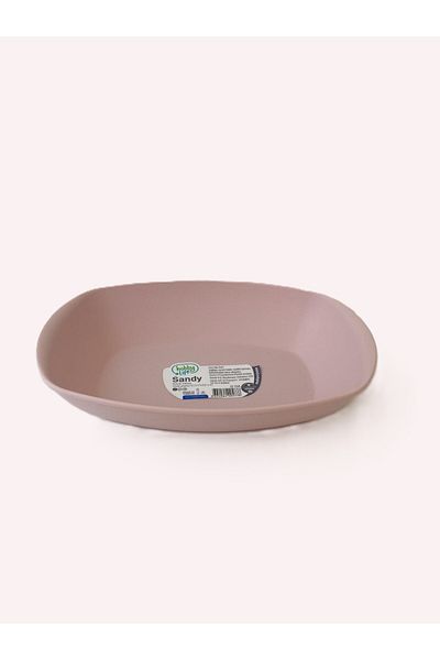 HOBBY LİFE Sandy Plate Oval Boat Plate -11,7 X 17 X 3,5 (H) cm / Pink- 03 1268-1 Piece