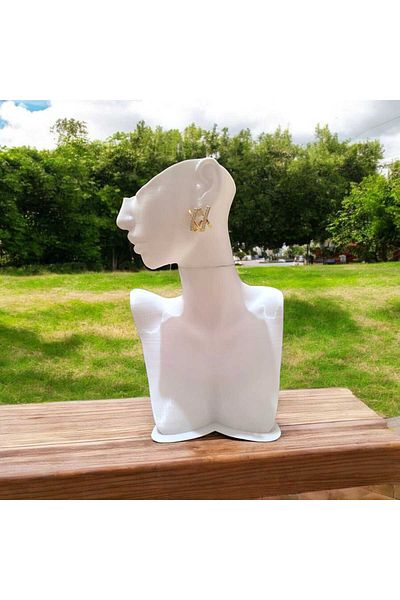 feyza collection Zircon Stone Xx Vip Steel Earrings