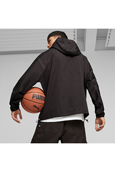 Puma Mens Melo X Toxic Basketball Dime Sweat Jacket - Black