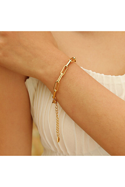 ETERNAL SUNSHINE Xuping Steel Bracelet Linka Gold Chain Model Gold Color Wome...
