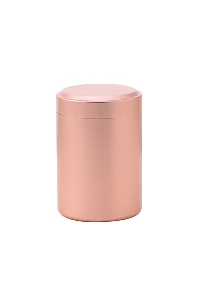 Choice Rose gold 60ML Solid Color Airtight Smell Proof Container Aluminum Herb Stash Metal Sealed Can Tea J