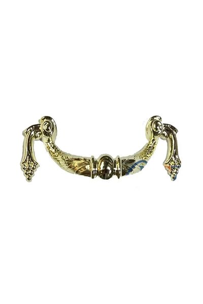 NEZADE STORE Decorative Zamak Grape Handle - 64mm, Yellow, 1 Piece