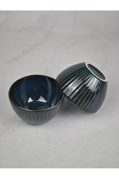Qualitev 2 Pieces Snack Bowl Presentation Soup Bowl - 12 cm