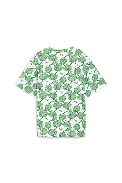 Puma Womens Essentials+ BLOSSOM T-Shirt - Green