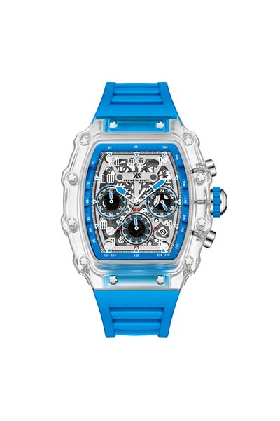 Kenneth Scott Men's Multi Function Ivory Dial Watch - K25103-ZSLI
