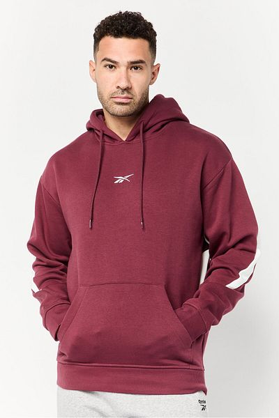 Reebok Men Sportswear Fit Long Sleeves Running Sweatshirt, Maroon