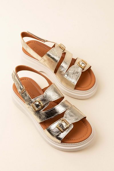 Gondol Women's Genuine Leather Stylish Casual Comfortable Sandals Ez.6122