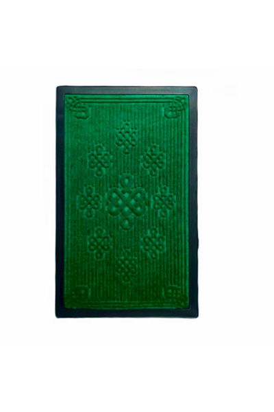 OEM Door mat, textile/pvc 70x45 cm, Green