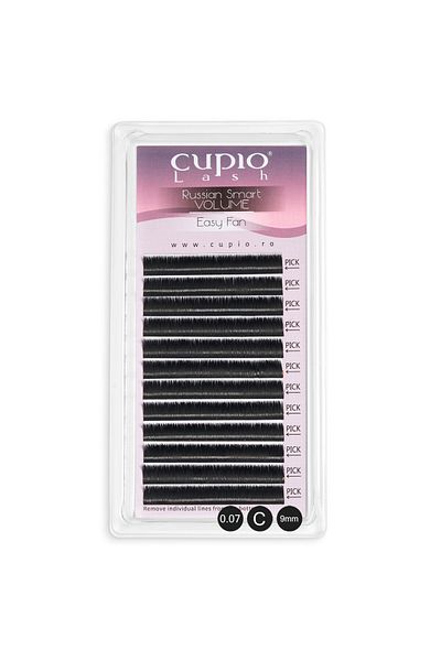 Cupio Eyelash extensions CupioLash Russian Volume Easy Fan-C 0.07-9 mm