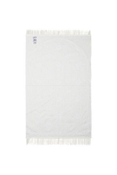 MANASEK Prayermat - White & Light blue