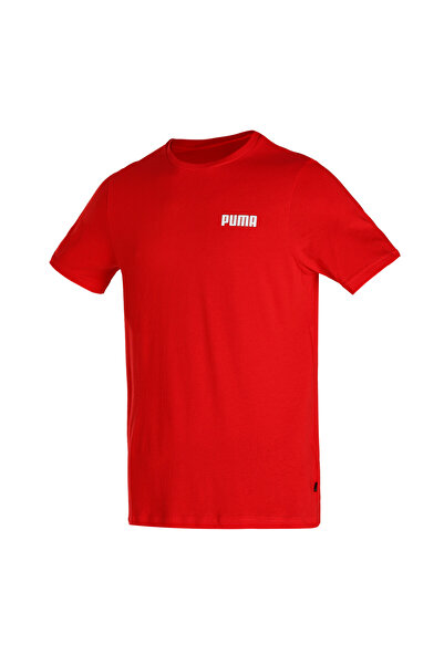 Puma Mens Essentials Small Logo T-Shirt - Red