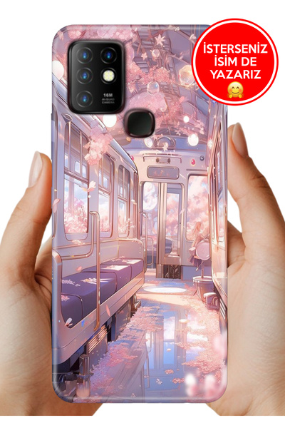 Cekuonline İnfinix Hot 10 Kılıf Desenli Baskılı Kamera Korumalı ZRR Silikon R...